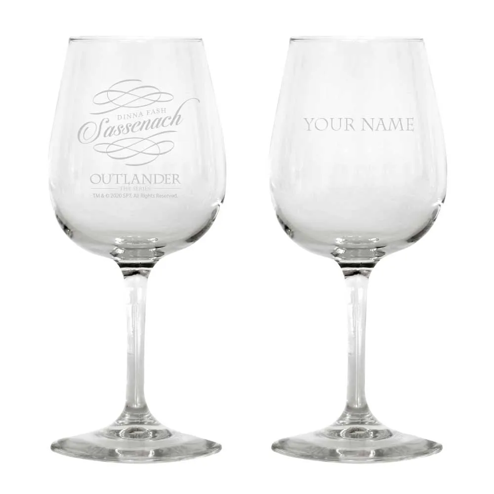 Sassenach Personalized Wine Glass from Outlander