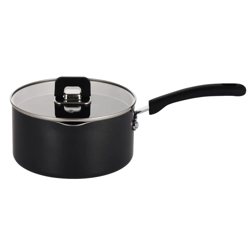 Saucepan Pot With Lid - Non-Stick Stylish Kitchen Cookware With Foldable Knob, 1.5 Quart, Works With Model: Nccwstkblk (Black)