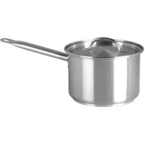 Saucepan-Stainless Steel 2.2Lt 160X110mm W/Lid