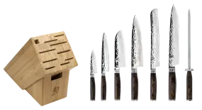 Shun Premier 8-Piece Professional Block Set