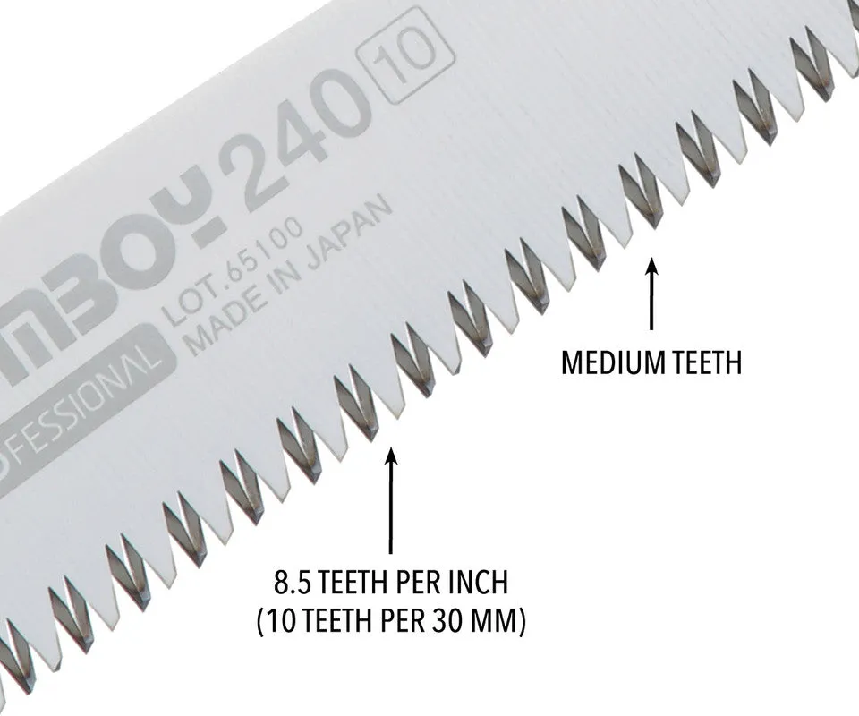 Silky Gomboy 240mm Medium Tooth Folding Pruning Saw