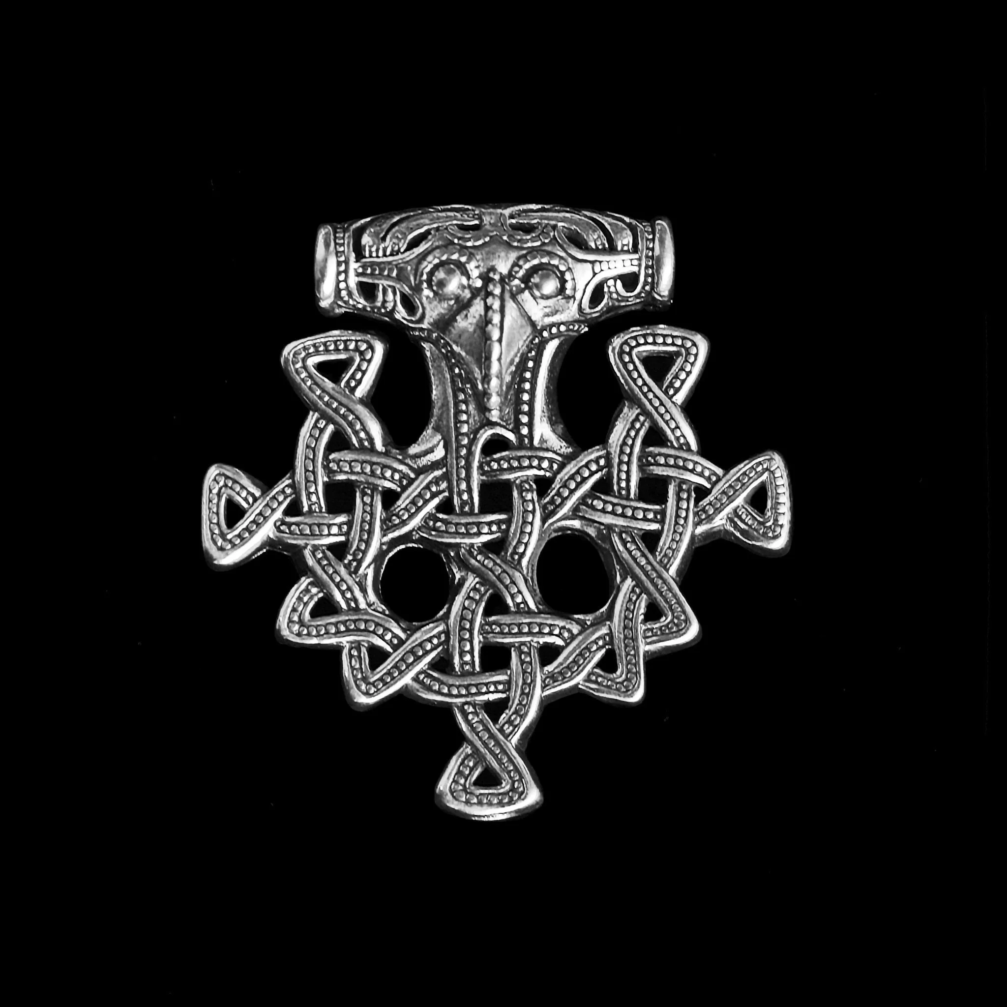 Silver Hiddensee Replica Thors Hammer Pendant