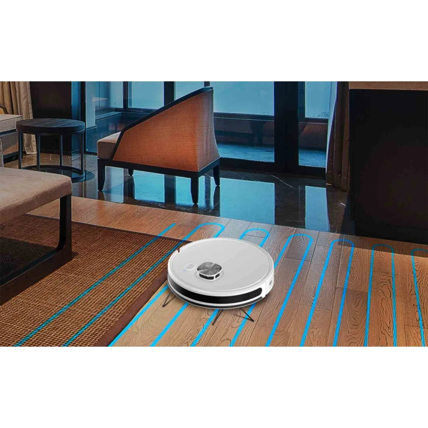 SmartNavi SDL60 Self-Emptying 360° Laser Detection Robot Vacuum Cleaner and Mop   SLAM Algorithm