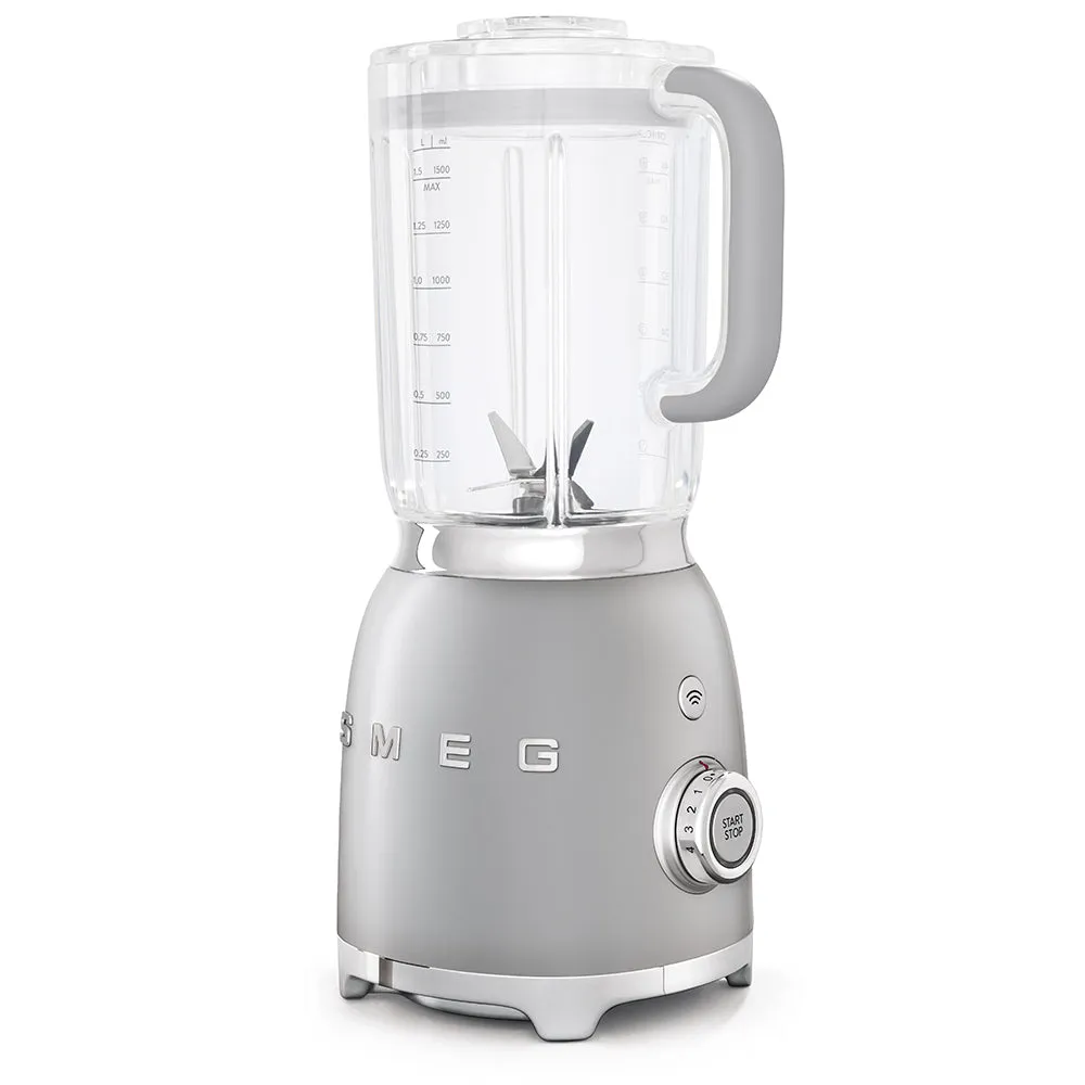 Smeg 50´Style Glass Blender Silver Blf01sveu