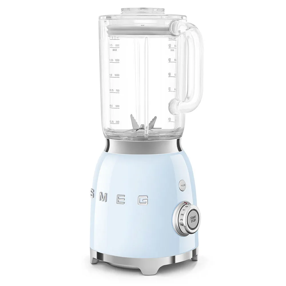 Smeg Glass Blender Blue Blf03pbeu