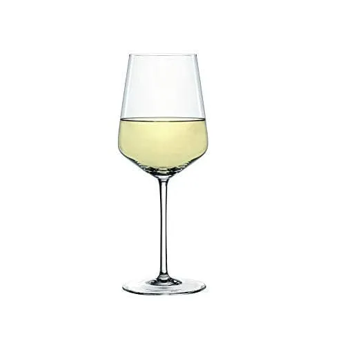 Spiegelau Style White Wine Glasses Set of 4 - European-Made Crystal, Classic Stemmed, Dishwasher Safe, Professional Quality White Wine Glass Gift Set - 15.5 oz