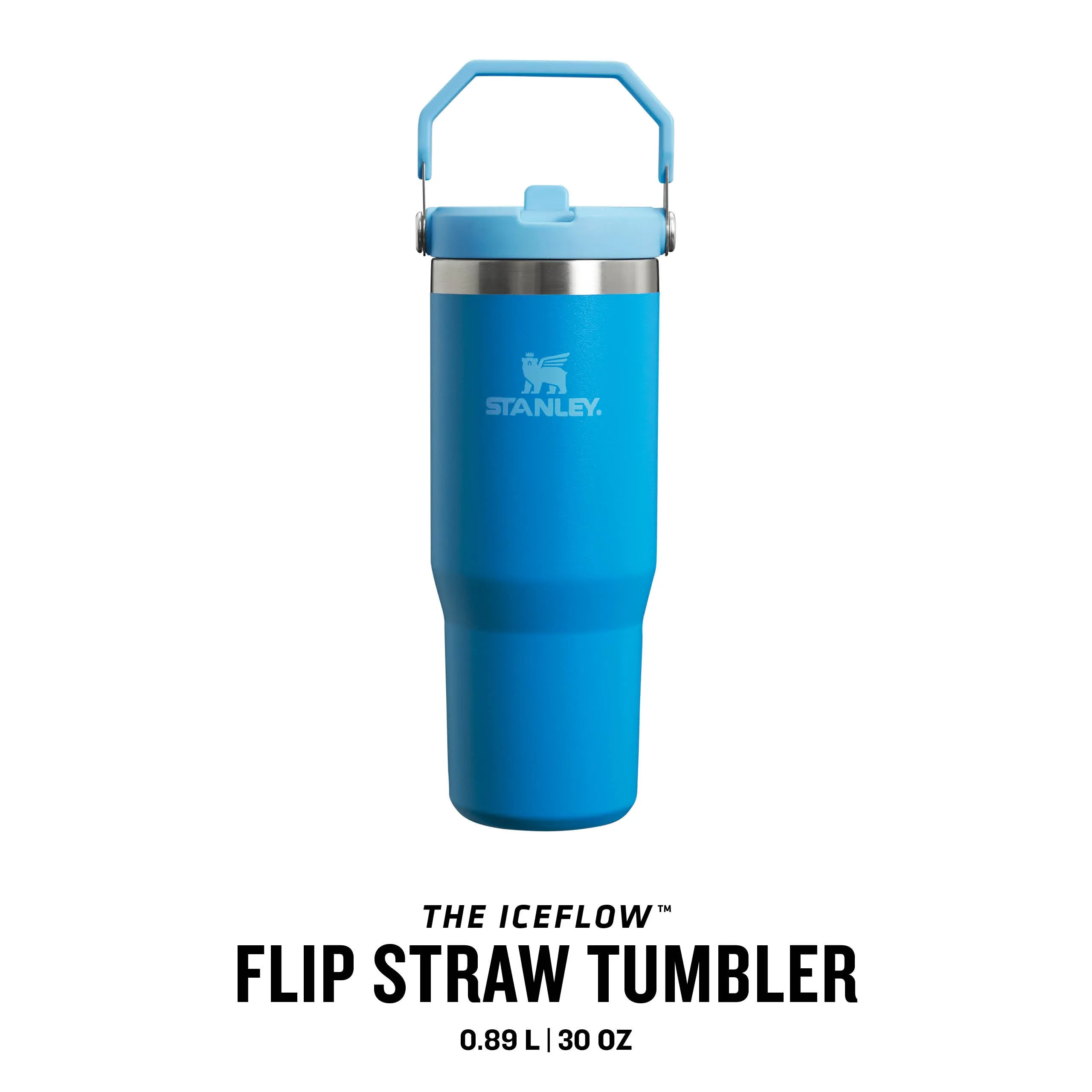 Stanley IceFlow Flip Straw Tumbler 0.89L Azure