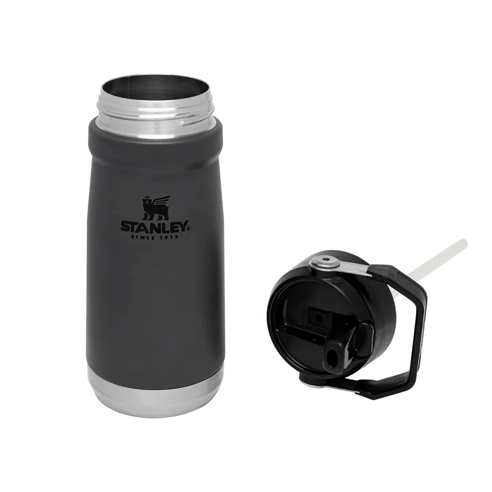 Stanley Iceflow Flip Straw Water Bottle 17oz - Charcoal