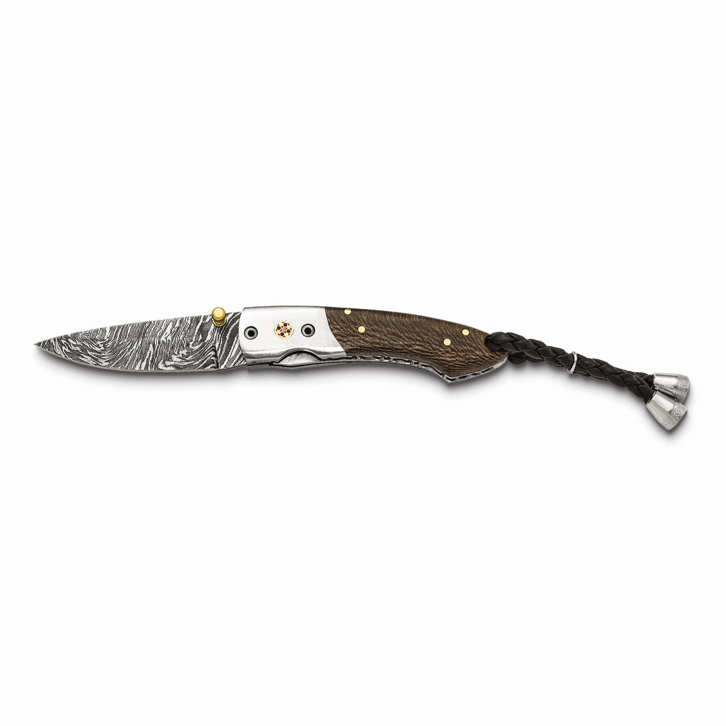 Steel 256 Layer Folding Blade Chinar Wood Handle Knife