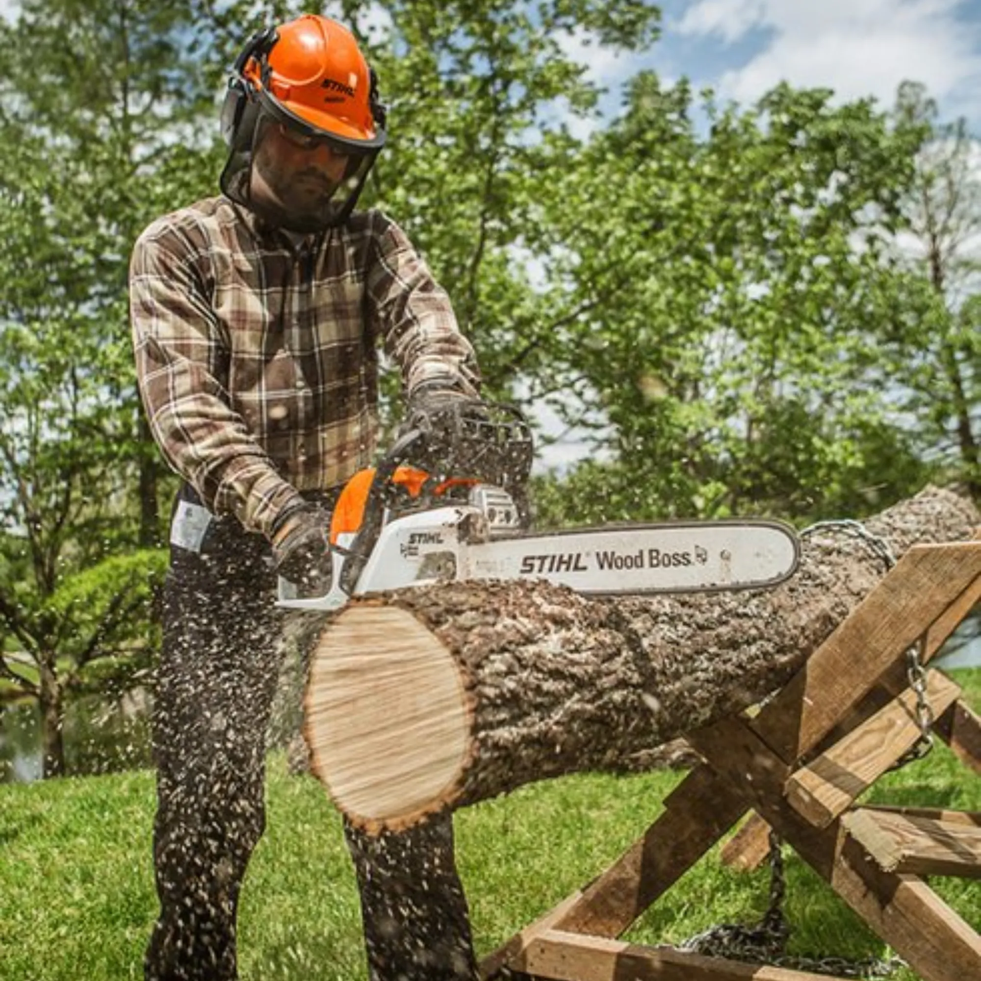 STIHL MS 251 WOOD BOSS Gas Powered Chainsaw 18In