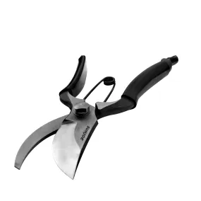 Sun Joe by Nisaku NJPSC1 Carbon Steel Pruner/Secateurs with Genuine Leather Holster and Non-Slip Grip