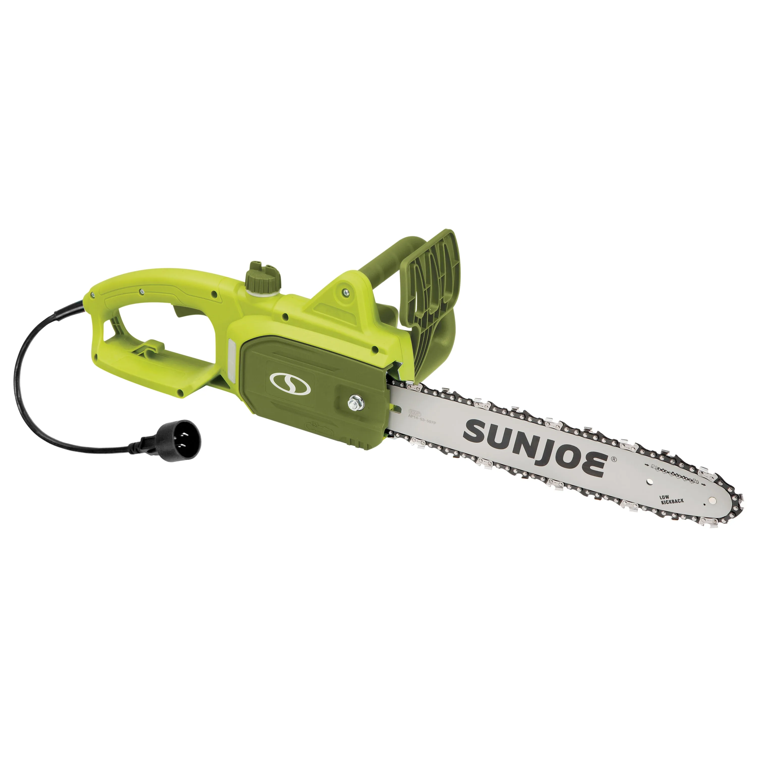 Sun Joe SWJ599E Tree Limb Master Electric Handheld Chainsaw | 14-Inch | 9-Amp | Low-Kickback