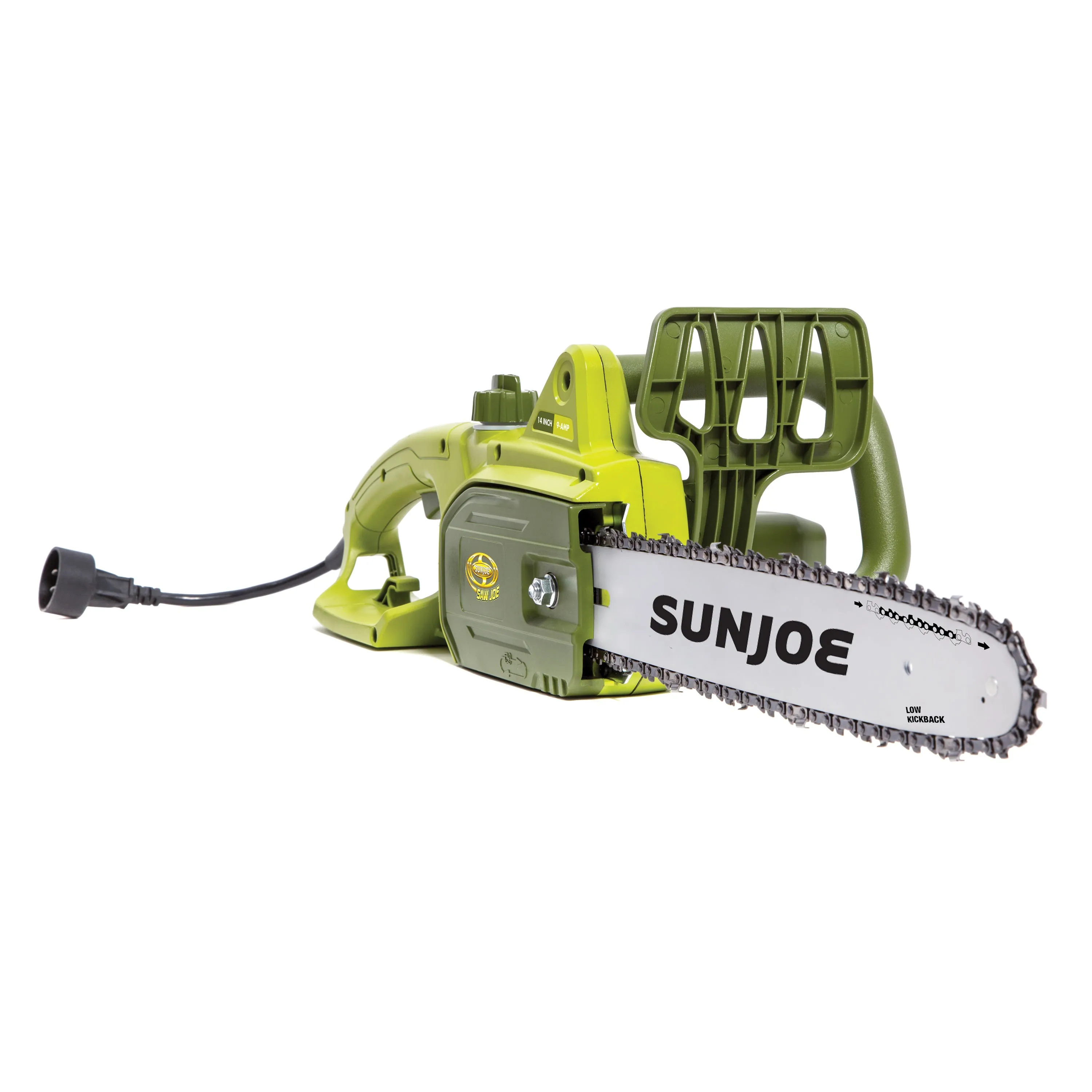 Sun Joe SWJ699E Electric Chain Saw | 14-inch | 9-Amp | 13.5-inch Cutting Thickness Max