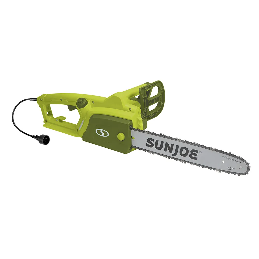 Sun Joe SWJ700E Electric Chain Saw | 16-inch | 14-Amp | 15.5-inch Cutting Thickness Max