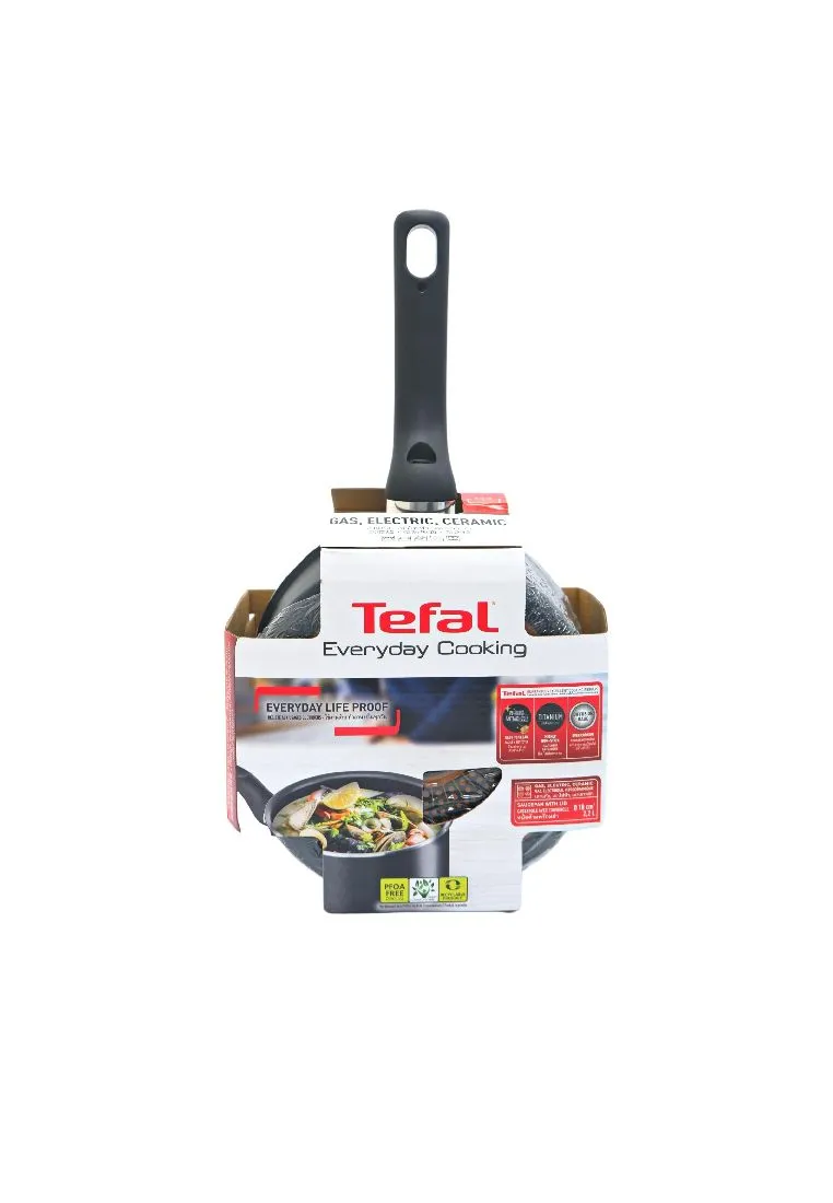 Tefal Everyday Cooking Non-stick Saucepan 18cm with Lid