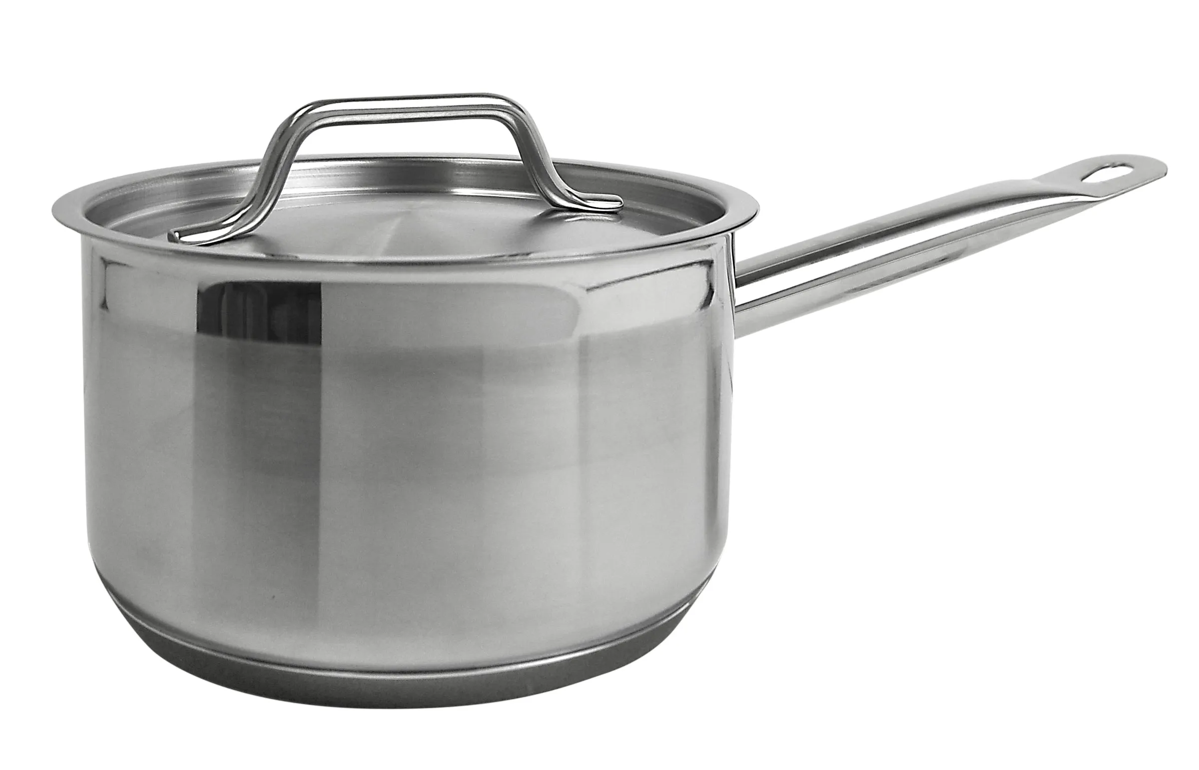 Thunder Group SLSSP4020 2 qt, 7" Diameter x 4" Sauce Pan with 7" Diameter x 1/2" Thickness Lid