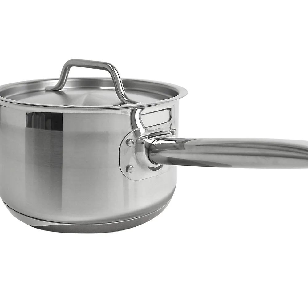 Thunder Group SLSSP4020 2 qt, 7" Diameter x 4" Sauce Pan with 7" Diameter x 1/2" Thickness Lid