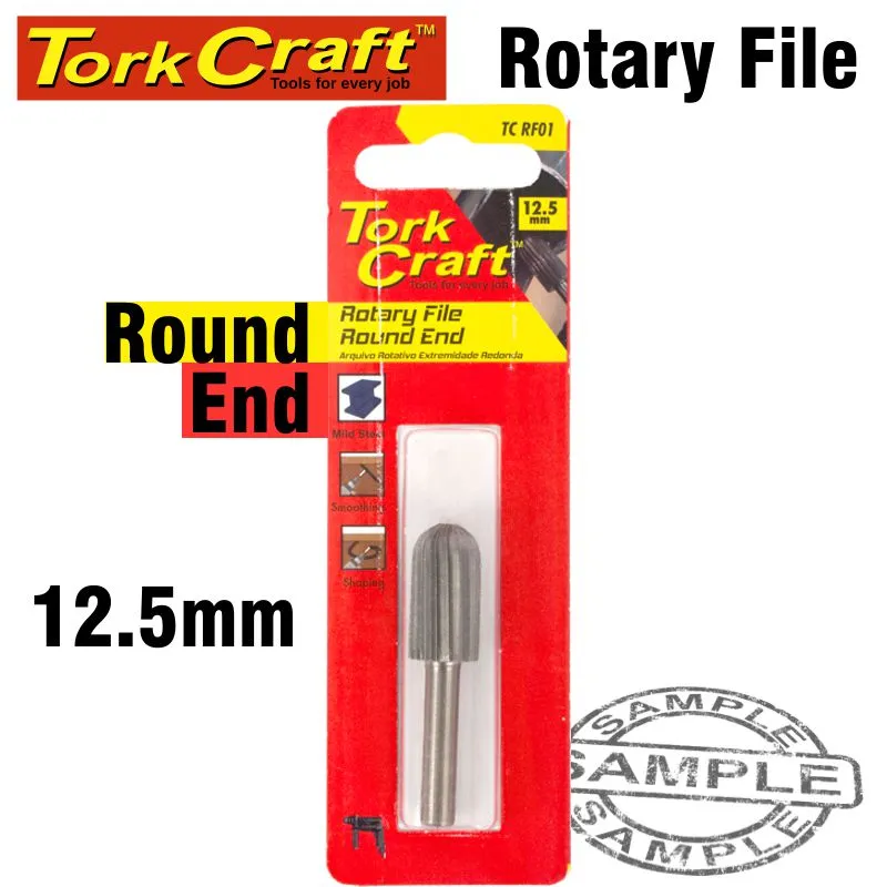 Tork Craft Rotary File Round End