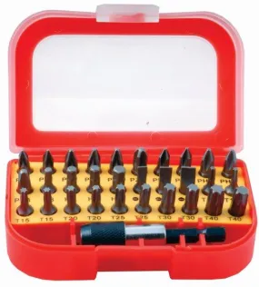 TORK CRAFT SCREWDRIVER BIT SET 31PCS IN BLISTER TC02531