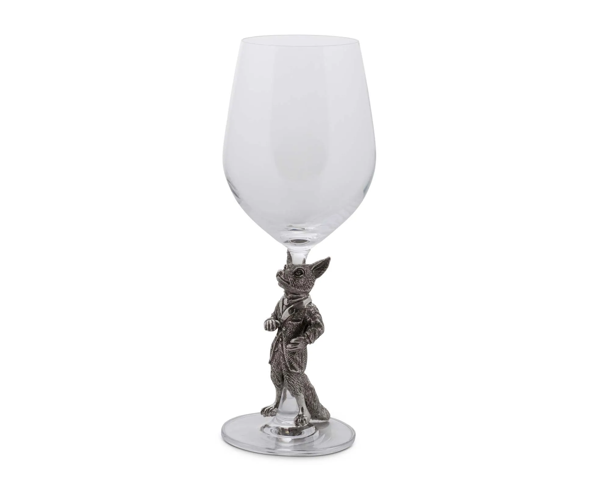 Vagabond House Hunting Dressed Fox Wine Glass