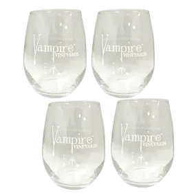 VAMPIRE® STEMLESS WINE GLASS SET OF 4