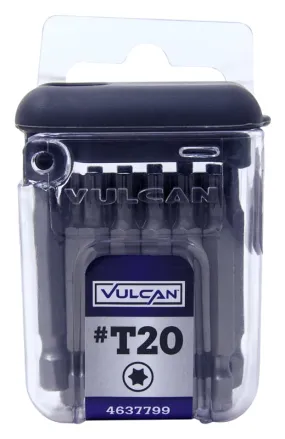 Vulcan 511371OR Screwdriver Bit Set, Torx Drive, Molybdenum Steel :PK 18: QUANTITY: 1