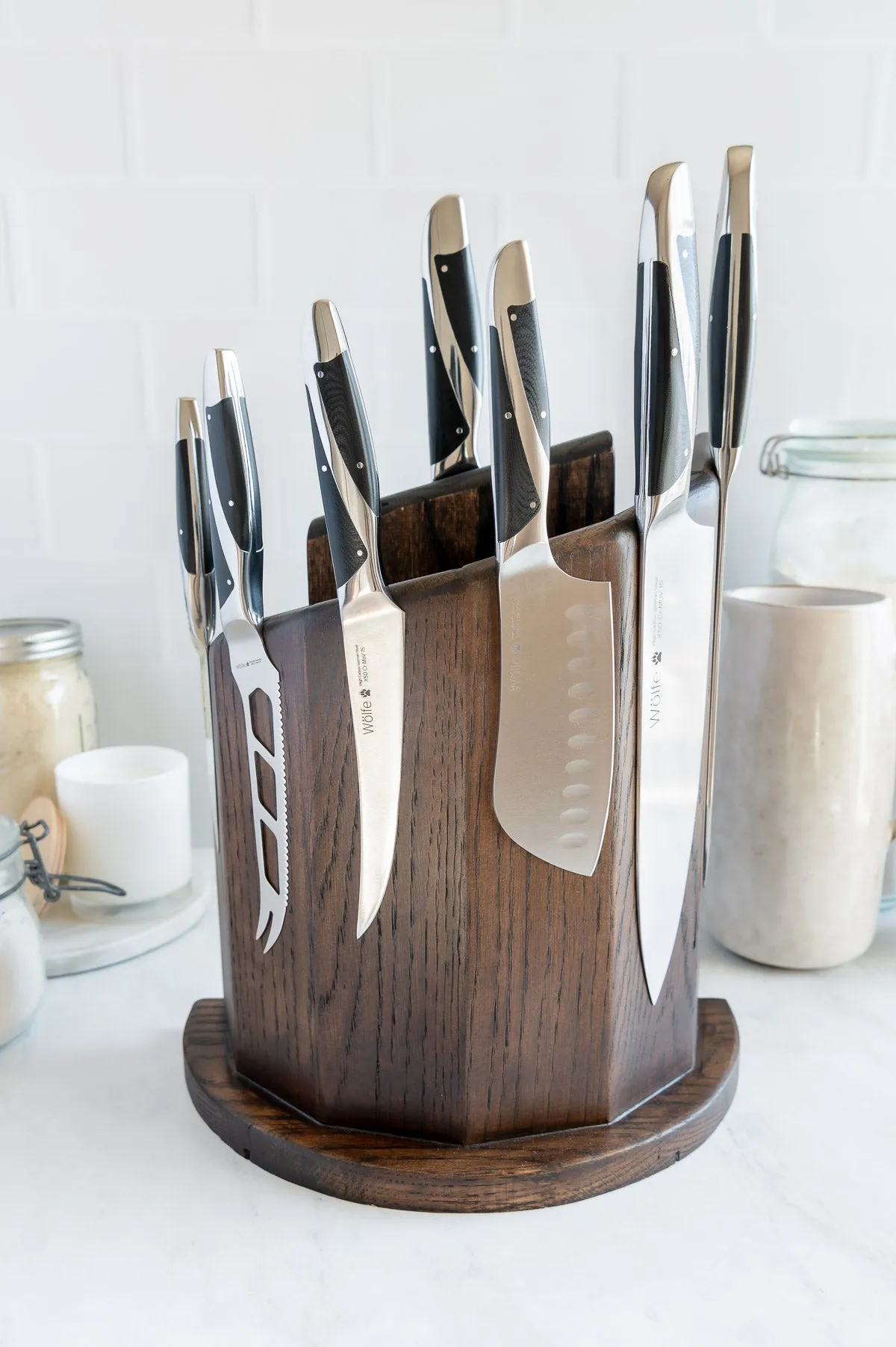 Wölfe 14 Pc Cutlery Set with Magnetic Block