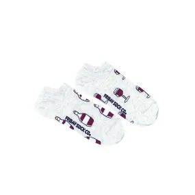 Women's Wine Bottle & Wine Glass Ankle Socks