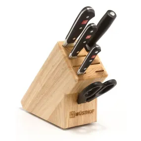 Wusthof Classic 6-piece Knife Block Set - Beechwood