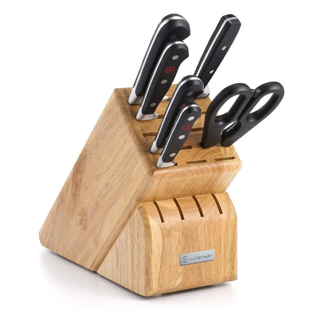 Wusthof Classic 7-piece Knife Block Set - Beechwood