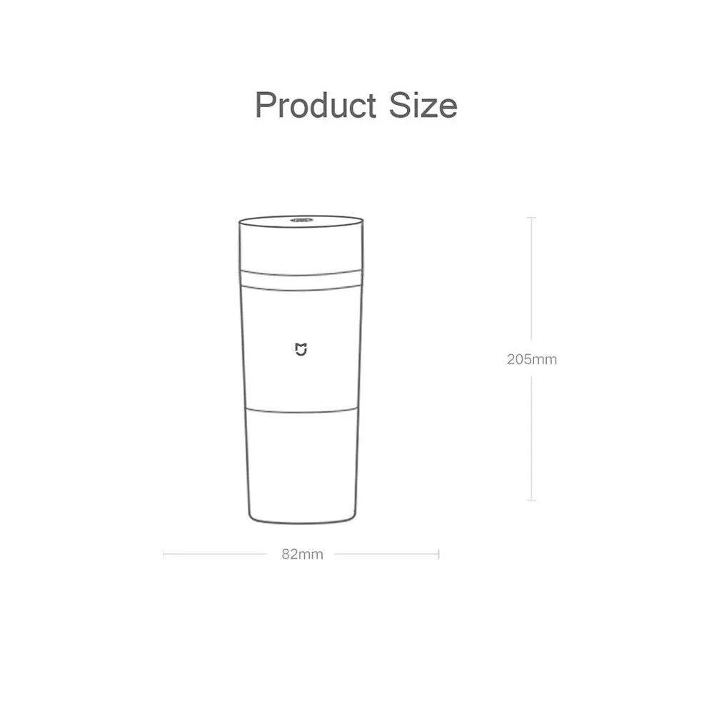 Xiaomi MJZZB01PL Portable Juicer Cup – 300 ml