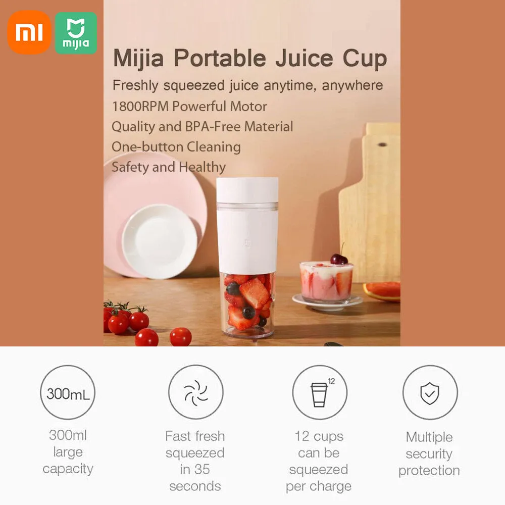 Xiaomi MJZZB01PL Portable Juicer Cup – 300 ml