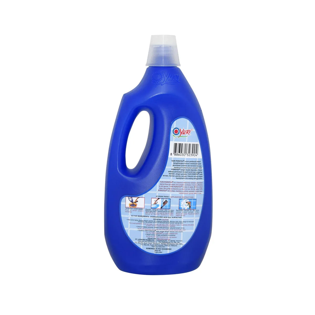 Y-146 - Yuri Porstex Wl (Biru)Porcelain & Ceramic Cleaner  1000Ml