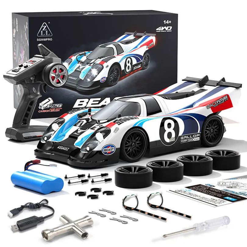 ZLL SG918 4WD RC Car Brushless 70km/h High Speed 1∶16 Full Scale Drift Car