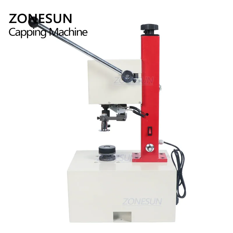 ZS-FKJ1035 10-35mm Semi-automatic Glass Vial Bottle Capper Flip off Bottle Crimper Metal Aluminum Caps Electric Capping Machine