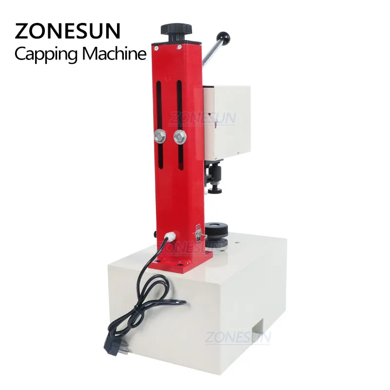 ZS-FKJ1035 10-35mm Semi-automatic Glass Vial Bottle Capper Flip off Bottle Crimper Metal Aluminum Caps Electric Capping Machine