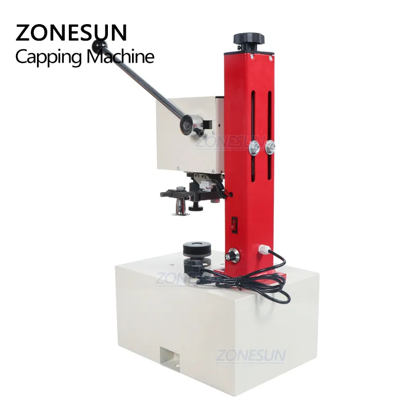 ZS-FKJ1035 10-35mm Semi-automatic Glass Vial Bottle Capper Flip off Bottle Crimper Metal Aluminum Caps Electric Capping Machine