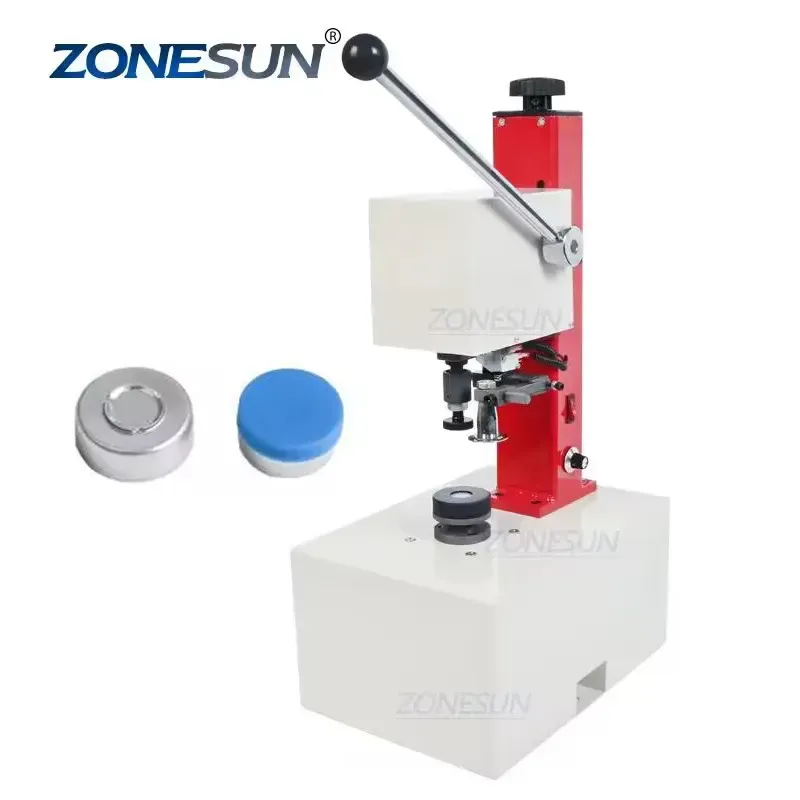 ZS-FKJ1035 10-35mm Semi-automatic Glass Vial Bottle Capper Flip off Bottle Crimper Metal Aluminum Caps Electric Capping Machine