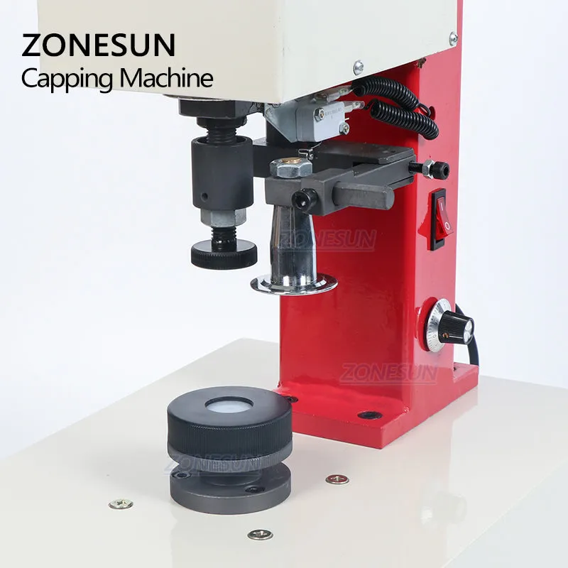 ZS-FKJ1035 10-35mm Semi-automatic Glass Vial Bottle Capper Flip off Bottle Crimper Metal Aluminum Caps Electric Capping Machine